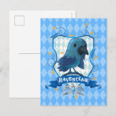 Harry Potter | Charmante RAVENCLAW™ Wapen Briefkaart (Voorkant / Achterkant)