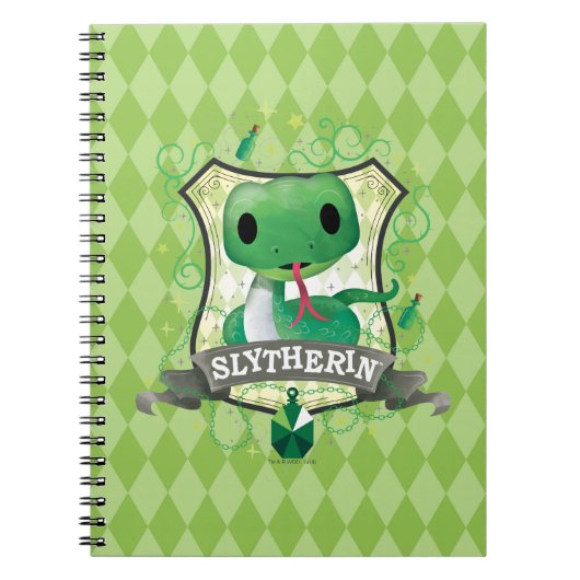 Harry Potter | Charmante SLYTHERIN™ Wapen Notitieboek (Voorkant)