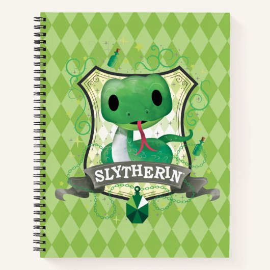 Harry Potter | Charmante SLYTHERIN™ Wapen Notitieboek (Voorkant)