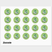 Harry Potter | Charmante SLYTHERIN™ Wapen Ronde Sticker (Vel)