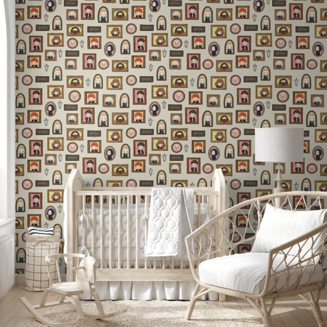 HARRY POTTER™ Chibi Afbeelding Lijst Behang (Kinderen)