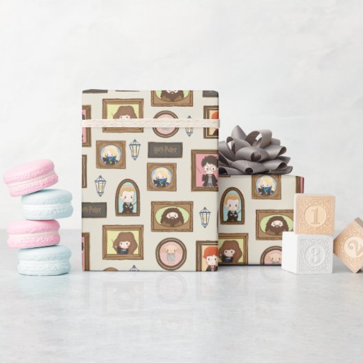 HARRY POTTER™ Chibi Afbeelding Lijst Cadeaupapier (Baby Shower)