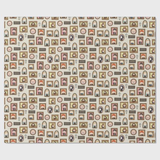 HARRY POTTER™ Chibi Afbeelding Lijst Cadeaupapier (Vlak)