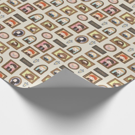 HARRY POTTER™ Chibi Afbeelding Lijst Cadeaupapier (Hoek)