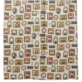 HARRY POTTER™ Chibi Afbeelding Lijst Douchegordijn (Voorkant)