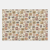 HARRY POTTER™ Chibi Afbeelding Lijst Inpakpapier Vel (Voorkant 2)