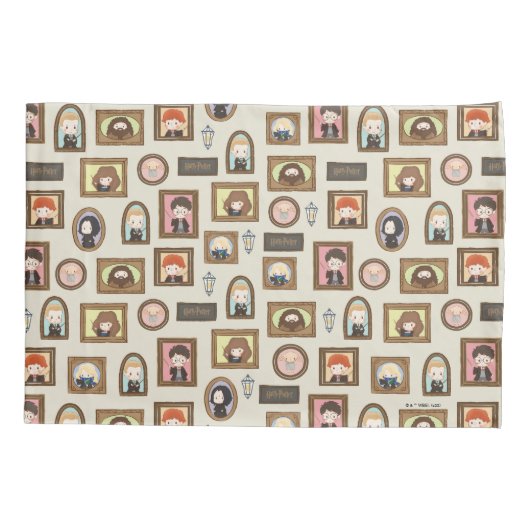 HARRY POTTER™ Chibi Afbeelding Lijst Kussensloop (Achterkant)