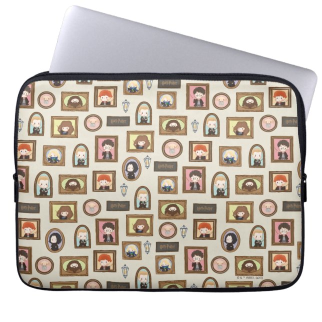HARRY POTTER™ Chibi Afbeelding Lijst Laptop Sleeve (Voorkant)
