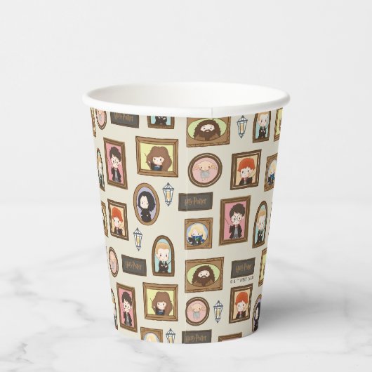 HARRY POTTER™ Chibi Afbeelding Lijst Papieren Bekers (Rechts)