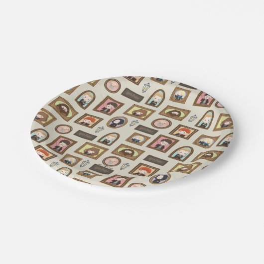 HARRY POTTER™ Chibi Afbeelding Lijst Papieren Bordje (Gekanteld)