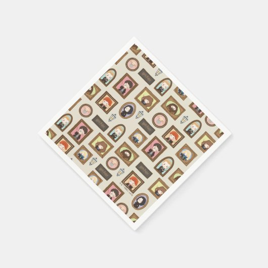HARRY POTTER™ Chibi Afbeelding Lijst Servet (Hoek)