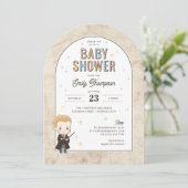 Harry Potter Chibi Draco Malfidus Wizard Baby show Kaart (Staand voorkant)