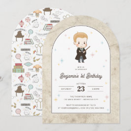 Harry Potter | Chibi Draco Malfoy Tovenaar Verjaar Kaart