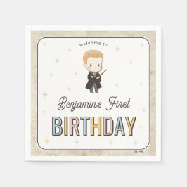 Harry Potter Chibi Draco Malfoy Tovenaar Verjaarda Servet