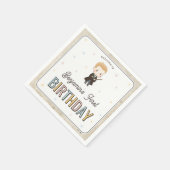 Harry Potter Chibi Draco Malfoy Wizard Birthday Servet (Hoek)