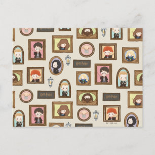 HARRY POTTER™ Chibi Fotolijst Patroon Briefkaart