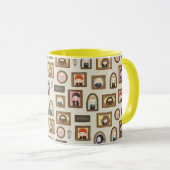 HARRY POTTER™ Chibi Fotolijst Patroon Mok (Voorkant rechts)