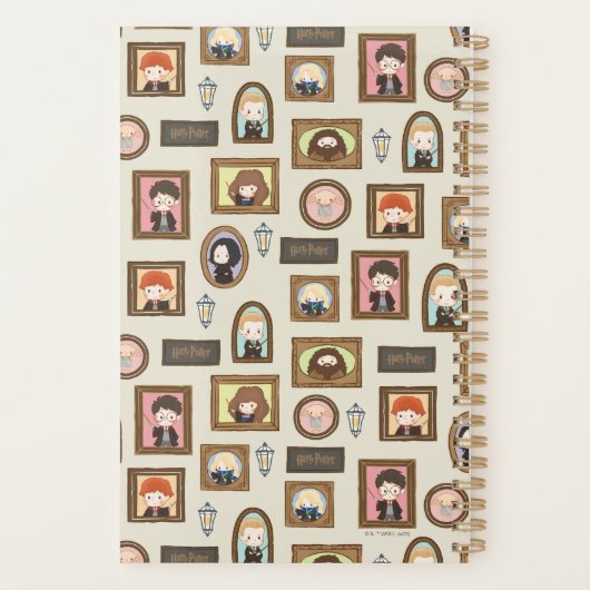 HARRY POTTER™ Chibi Fotolijst Patroon Planner (Achterkant)