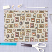 HARRY POTTER™ Chibi Fotolijst Patroon Tissuepapier (Craft)