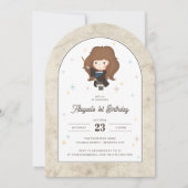 Harry Potter | Chibi Hermelien Tovenaar Verjaardag Kaart (Voorkant)