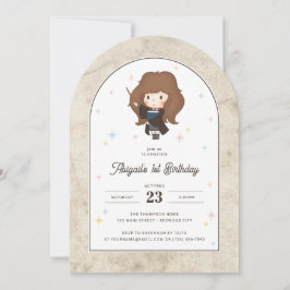 Harry Potter | Chibi Hermelien Tovenaar Verjaardag Kaart