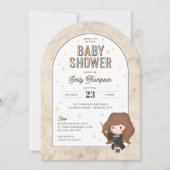 Harry Potter | Chibi Hermione Wizard Baby shower Kaart (Voorkant)