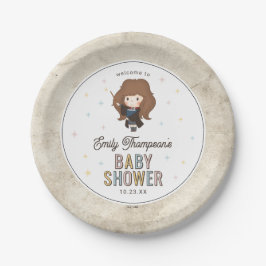 Harry Potter Chibi Hermione Wizard Baby Shower Papieren Bordje