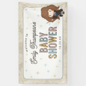 Harry Potter Chibi Hermione Wizard Baby Shower Spandoek (Verticaal)