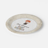Harry Potter Chibi Ron Weasley Tovenaar Baby Showe Papieren Bordje (Gekanteld)