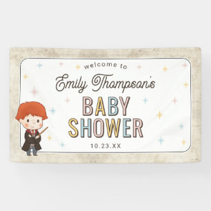 Harry Potter Chibi Ron Weasley Tovenaar Baby Showe Spandoek