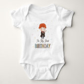 Harry Potter Chibi Ron Weasley Tovenaar Verjaardag Romper (Voorkant)
