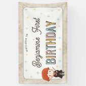 Harry Potter Chibi Ron Weasley Tovenaar Verjaardag Spandoek (Verticaal)