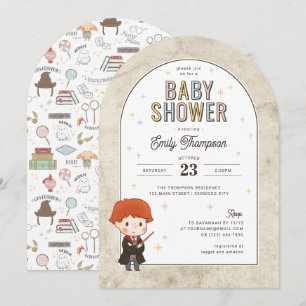 Harry Potter Chibi Ron Weasley Tovverslag Babyfees Kaart