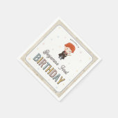 Harry Potter Chibi Ron Weasley Wizard Birthday Servet (Hoek)
