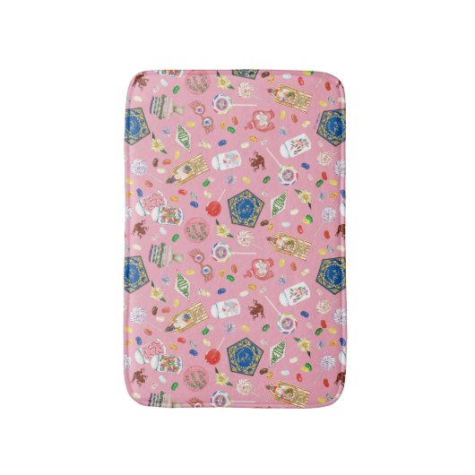 HARRY POTTER™ | Chocolade-kikkers en Snoep-patroon Badmat (Voorkant Verticaal)