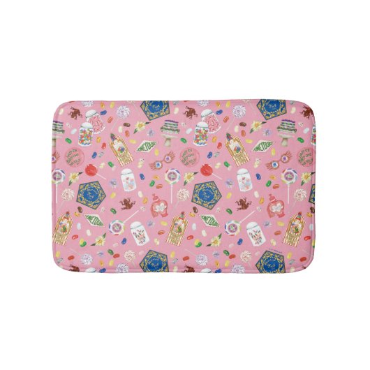 HARRY POTTER™ | Chocolade-kikkers en Snoep-patroon Badmat (Voorkant)