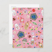 HARRY POTTER™ | Chocolade-kikkers en Snoep-patroon Briefkaart (Voorkant / Achterkant)