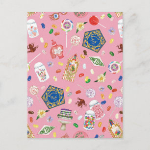 HARRY POTTER™   Chocolade-kikkers en Snoep-patroon Briefkaart