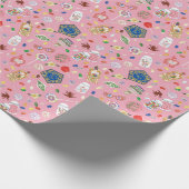 HARRY POTTER™ | Chocolade-kikkers en Snoep-patroon Cadeaupapier (Hoek)