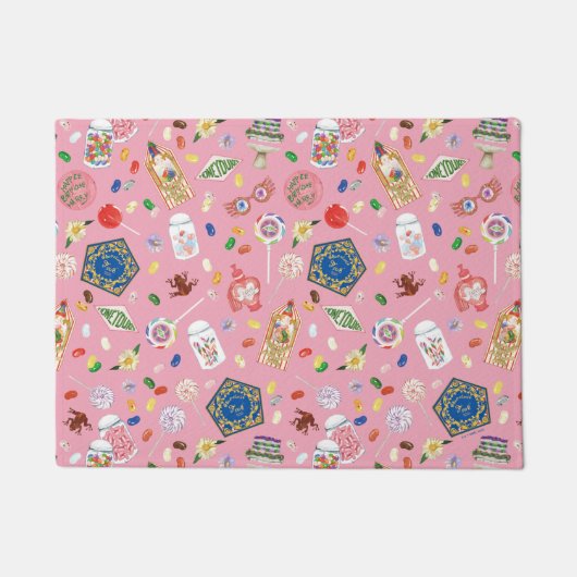 HARRY POTTER™ | Chocolade-kikkers en Snoep-patroon Deurmat (Voorkant)