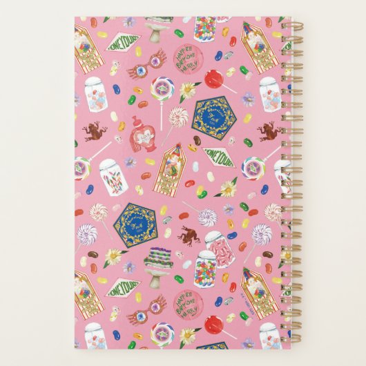 HARRY POTTER™ | Chocolade-kikkers en Snoep-patroon Planner (Achterkant)