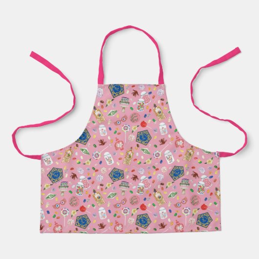 HARRY POTTER™ | Chocolade-kikkers en Snoep-patroon Schort (Voorkant)