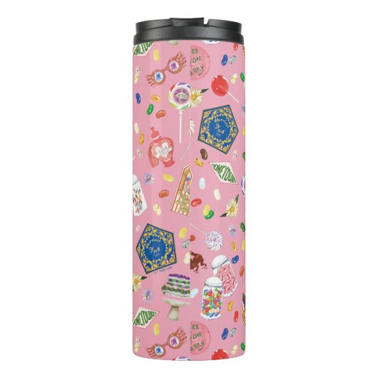 HARRY POTTER™ | Chocolade-kikkers en Snoep-patroon Thermosbeker (Achterkant)