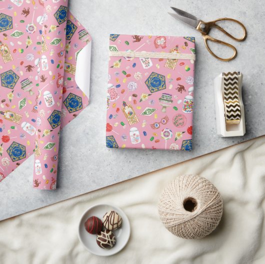 HARRY POTTER™ | Chocolade Kikkers & Snoep Patroon Cadeaupapier (Crafts)