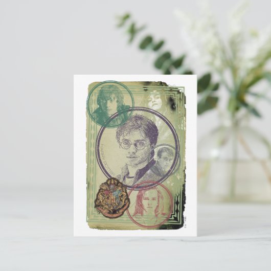 Harry Potter Collage 9 Briefkaart (Staand voorkant)