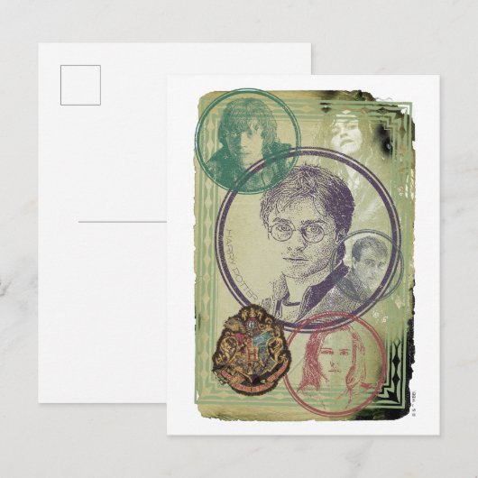 Harry Potter Collage 9 Briefkaart (Voorkant / Achterkant)