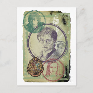 Harry Potter Collage 9 Briefkaart
