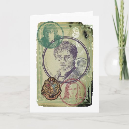 Harry Potter Collage 9 Kaart (Voorkant)