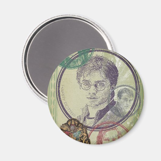 Harry Potter Collage 9 Magneet (Voorkant / Achterkant)