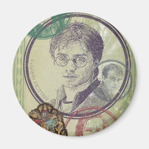 Harry Potter Collage 9 Magneet